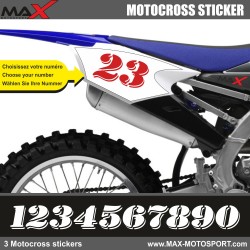 3 Kopie von HOLESHOT Startnummer Aufkleber Motocross Yamaha