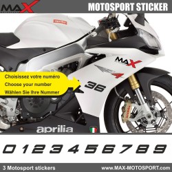 3 Kopie von SEPANG Startnummer Aufkleber Ducati kawasaki Yamaha Honda