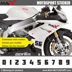 3 Kopie von BRNO Startnummer Aufkleber Ducati kawasaki Yamaha Honda