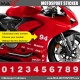 3 Kopie von MOTEGI Startnummer Aufkleber Ducati kawasaki Yamaha Honda