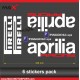 2 APRILIA LOGO RS4 RSV4 TUONO SHIVER DORSODURO