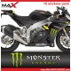Sticker pack 10 logo APRILIA MONSTER RS4 RSV4 TUONO SHIVER DORSODURO