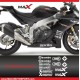 Aufkleber Sticker Pack 12 APRILIA logo RS4 RSV4 TUONO SHIVER DORSODURO