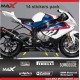 Aufkleber Pack 14 BMW Motorrad Motosport logo BOMBOOGIE PIRELLI Castrol FARO alpha racing