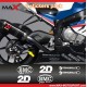 Aufkleber Pack 6 BMW Motorrad logo STAHLWILLE BMX Air Filter 2D S1000RR