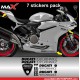 Aufkleber Pack 7 DUCATI PERFORMANCE logo PANIGALE MONSTER