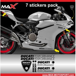 KIT 7 sticker Logo DUCATI PERFORMANCE PANIGALE MONSTER