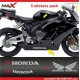 Aufkleber Pack 10 HONDA logo RK NGK Showa Denko Snap On GAS CBR600RR