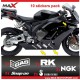 Aufkleber Pack 10 HONDA logo RK NGK Showa Denko Snap On GAS CBR600RR