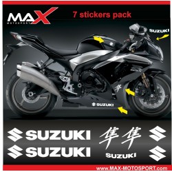 Aufkleber Pack 7 SUZUKI LOGO HAYABUSA PACK