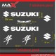 Aufkleber Pack 7 SUZUKI LOGO HAYABUSA PACK