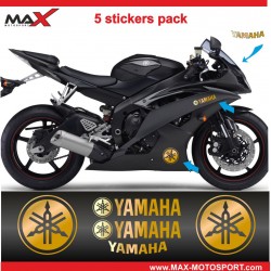 Aufkleber Pack 5 YAMAHA LOGO