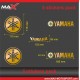 KIT 5 sticker Pack YAMAHA YZ