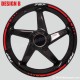Sticker de jante 125 pour Aprilia RS4 SX RS Tuono RX 125