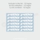 125 Rim sticker decal for Aprilia RS4 SX RS Tuono RX 125