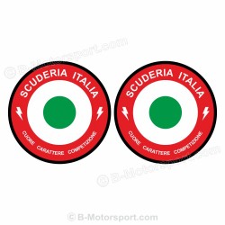 Pack 2 sticker SCUDERIA ITALIA AERONOTICA pour APRILIA DUCATI MV AGUSTA