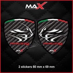 CARBON LOOK aufkleber für APRILIA