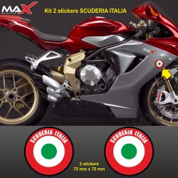 Pack sticker SCUDERIA ITALIA MILITARE pour MV AGUSTA