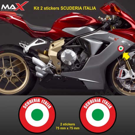 SCUDERIA ITALIA MILITARE aufkleber für MV AGUSTA