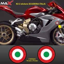 Pack sticker SCUDERIA ITALIA COMPETIZIONE pour MV AGUSTA