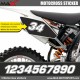 3 Kopie von MXGP Startnummer Aufkleber Motocross KTM