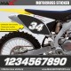 3 Kopie von MXGP Startnummer Aufkleber Motocross Suzuki
