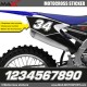 3 Kopie von MXGP Startnummer Aufkleber Motocross Yamaha