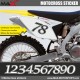 3 Kopie von MXDN Startnummer Aufkleber Motocross Suzuki
