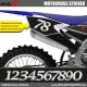 3 Kopie von MXDN Startnummer Aufkleber Motocross Yamaha