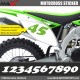3 Kopie von MX1 Startnummer Aufkleber Motocross Kawasaki