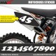 3 Kopie von MX1 Startnummer Aufkleber Motocross KTM