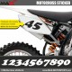 3 Kopie von MX1 Startnummer Aufkleber Motocross KTM