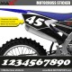 3 Kopie von MX1 Startnummer Aufkleber Motocross Yamaha
