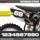 3 Kopie von MX2 Startnummer Aufkleber Motocross KTM