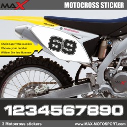 3 Kopie von MX2 Startnummer Aufkleber Motocross Suzuki