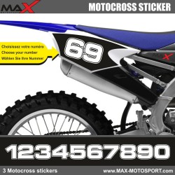 3 Kopie von MX2 Startnummer Aufkleber Motocross Yamaha