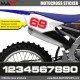 3 Kopie von MX2 Startnummer Aufkleber Motocross Yamaha