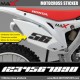 3 Kopie von OFF-ROAD Startnummer Aufkleber Motocross Honda