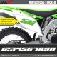 3 Kopie von OFF-ROAD Startnummer Aufkleber Motocross Kawasaki