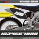 3 Kopie von OFF-ROAD Startnummer Aufkleber Motocross Suzuki