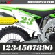 3 Kopie von HOLESHOT Startnummer Aufkleber Motocross Kawasaki
