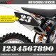 3 Kopie von HOLESHOT Startnummer Aufkleber Motocross KTM