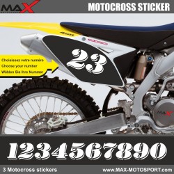 3 Kopie von HOLESHOT Startnummer Aufkleber Motocross Suzuki